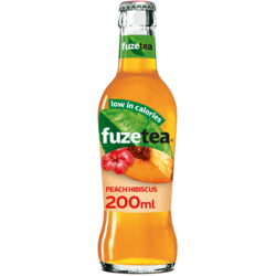 Fuze Tea Black Tea Peach Hibiscus krat 24x20 cl