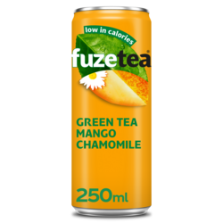 Fuze Tea Green Mango Chamomile blik 24x33 cl