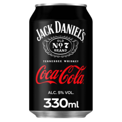 Jack Daniel's & Coca-Cola blik tray 12x33 cl
