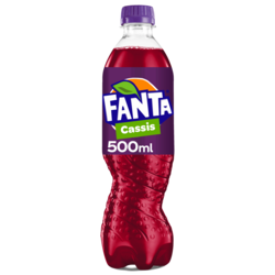 Fanta Cassis PET tray 12x50 cl