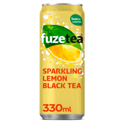 Fuze Tea Sparkling Black Tea tray 24x33 cl