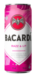 Bacardi Razz & Up tray 12x25 cl