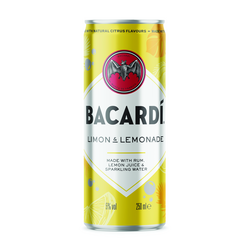 Bacardi Limon & Lemonade tray 12x25 cl
