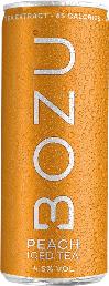 BOZU Hard Iced Tea Peach blik tray 12x25 cl