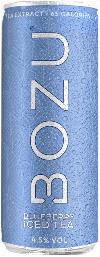 BOZU Hard Iced Tea Blueberry blik tray 12x25 cl